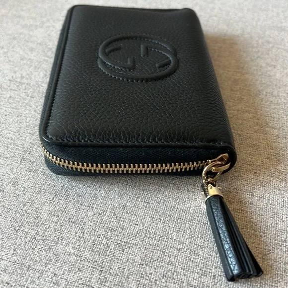 Gucci Small Leatner Soho Disco around Wallet Black - Picture 14 of 17